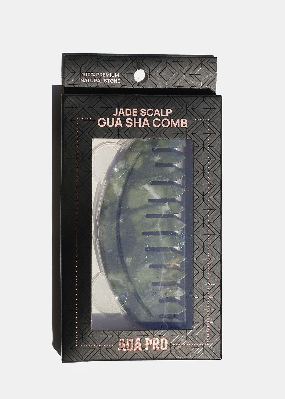 Jade Scalp Massaging Gua Sha Comb