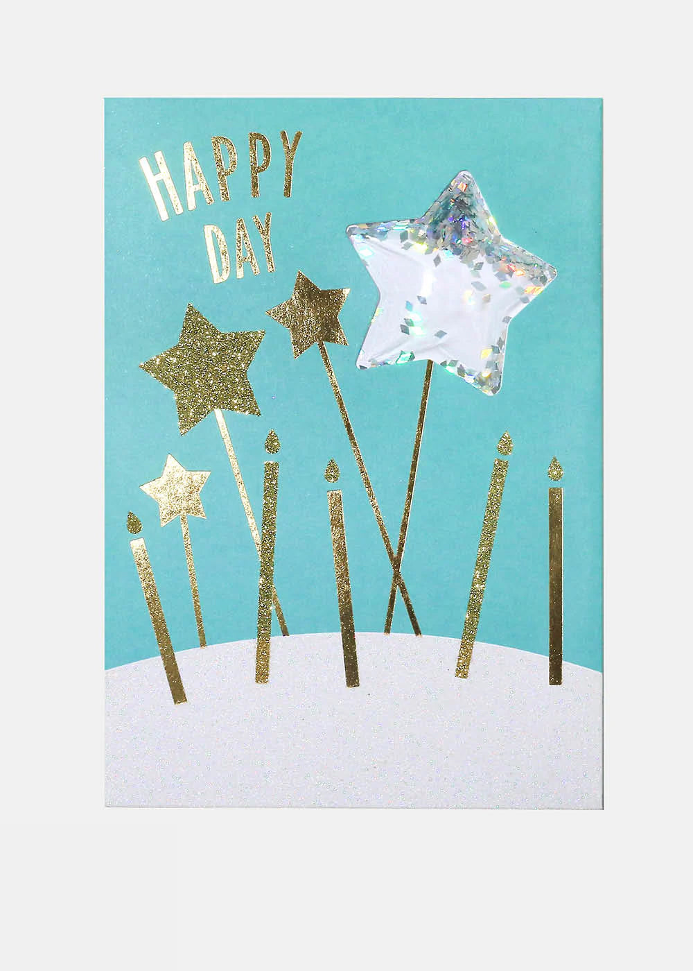 Happy Day Stars Greeting Card