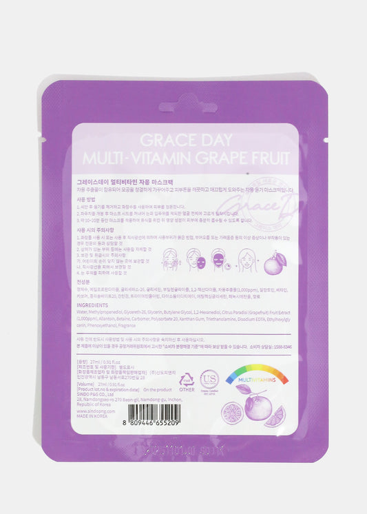 SINDO Graceday Multi-Vitamin Mask - Grape Fruit
