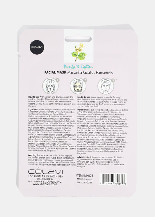 CEV Witch Hazel Sheet Mask