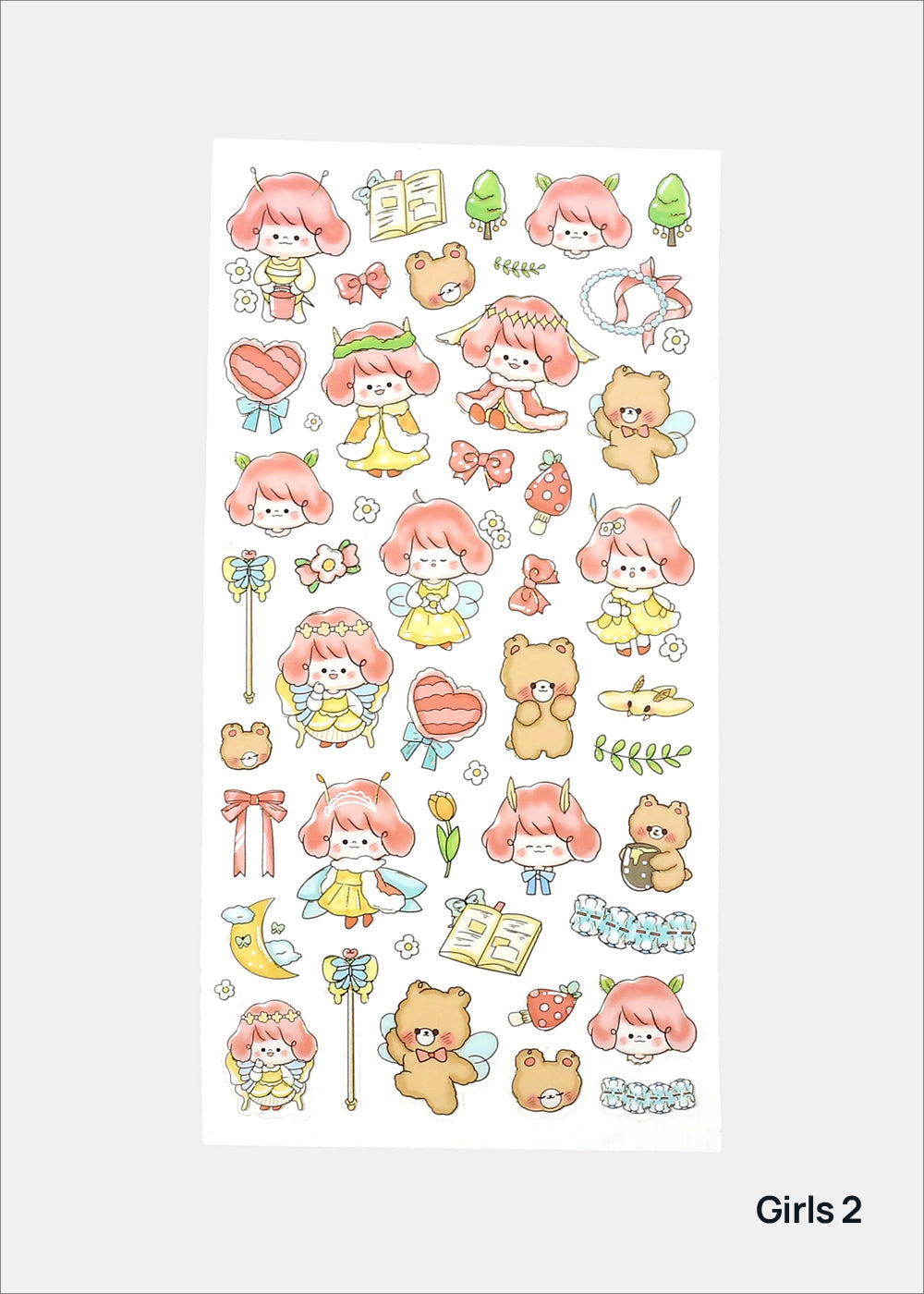 Official Key Items Sticker Sheet - Girls
