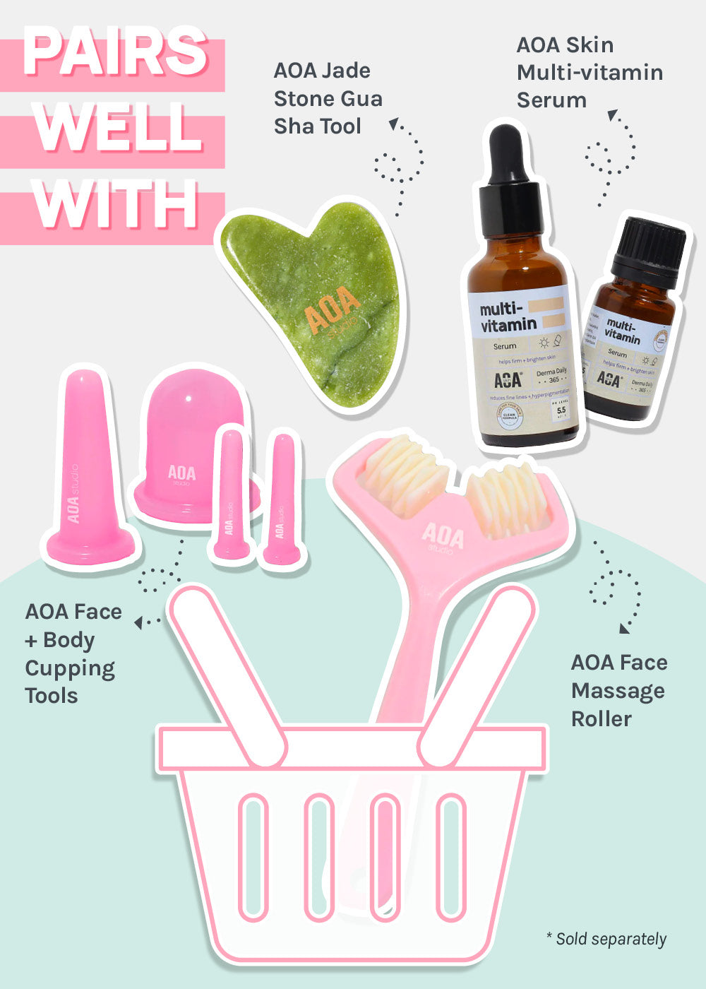 AOA Skin Chin Lifting Mask for V-Line Shaping – Green Tea + Vitamin C