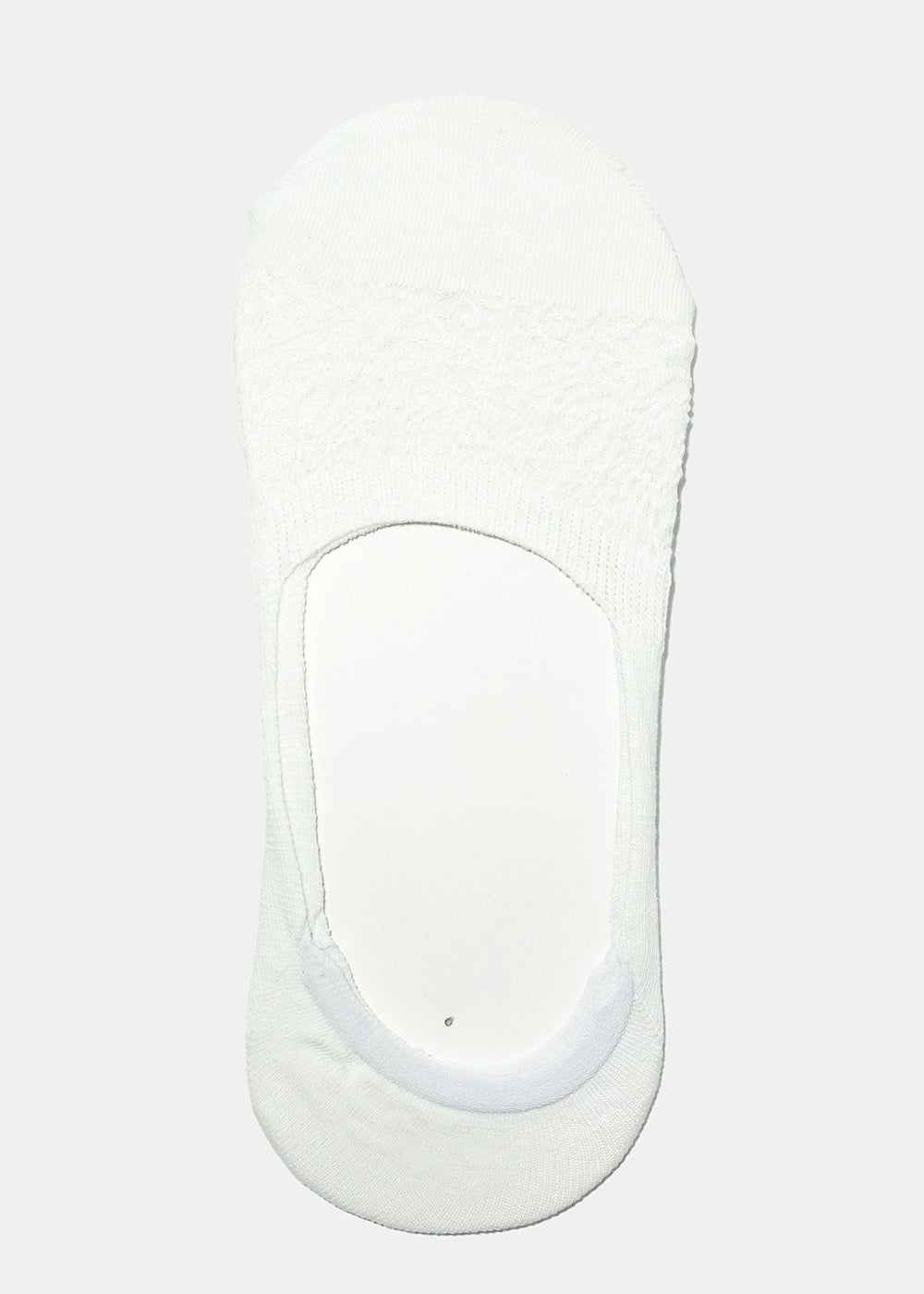 Lace Solid Color No Show Socks