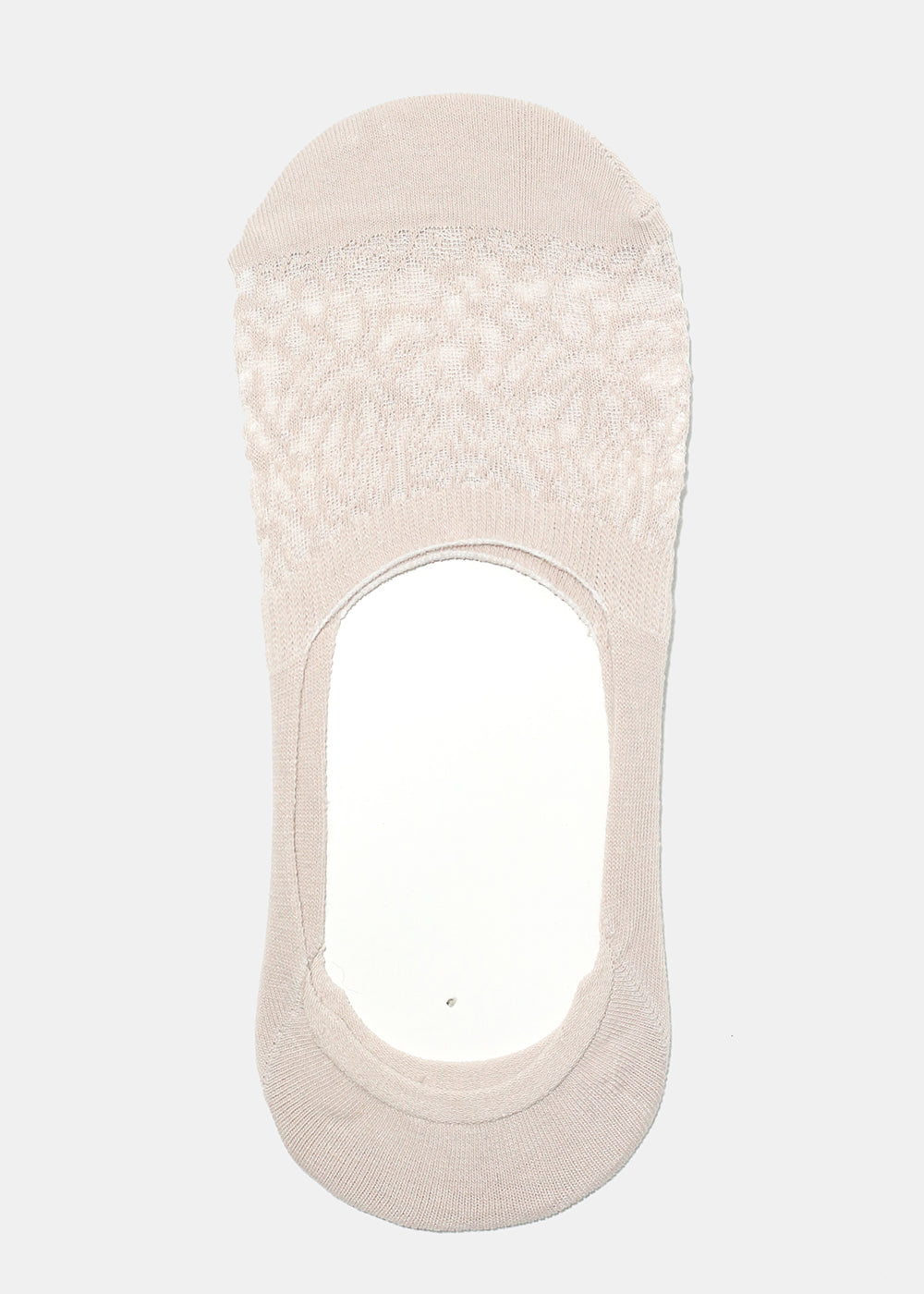 Lace Solid Color No Show Socks