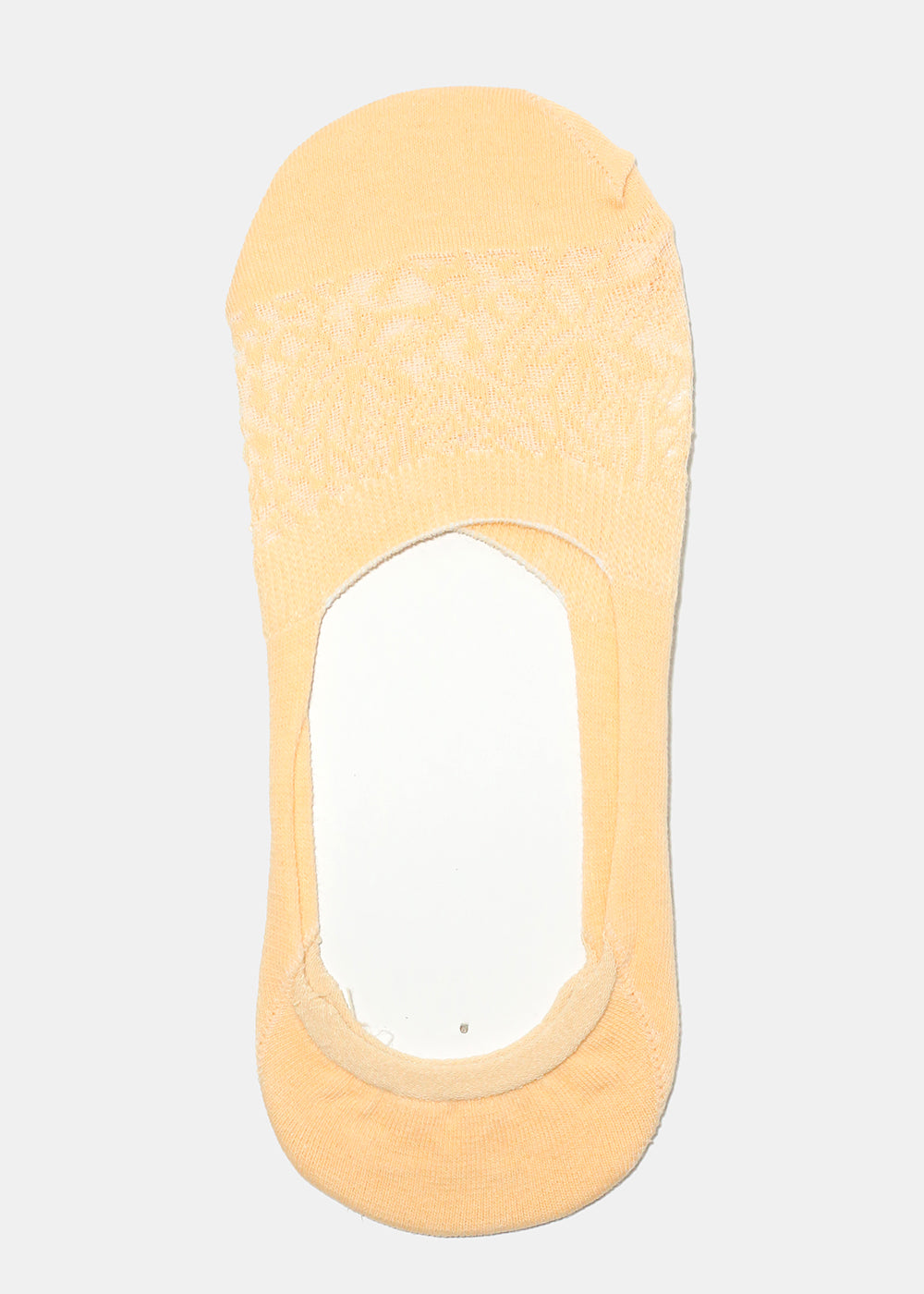 Lace Solid Color No Show Socks