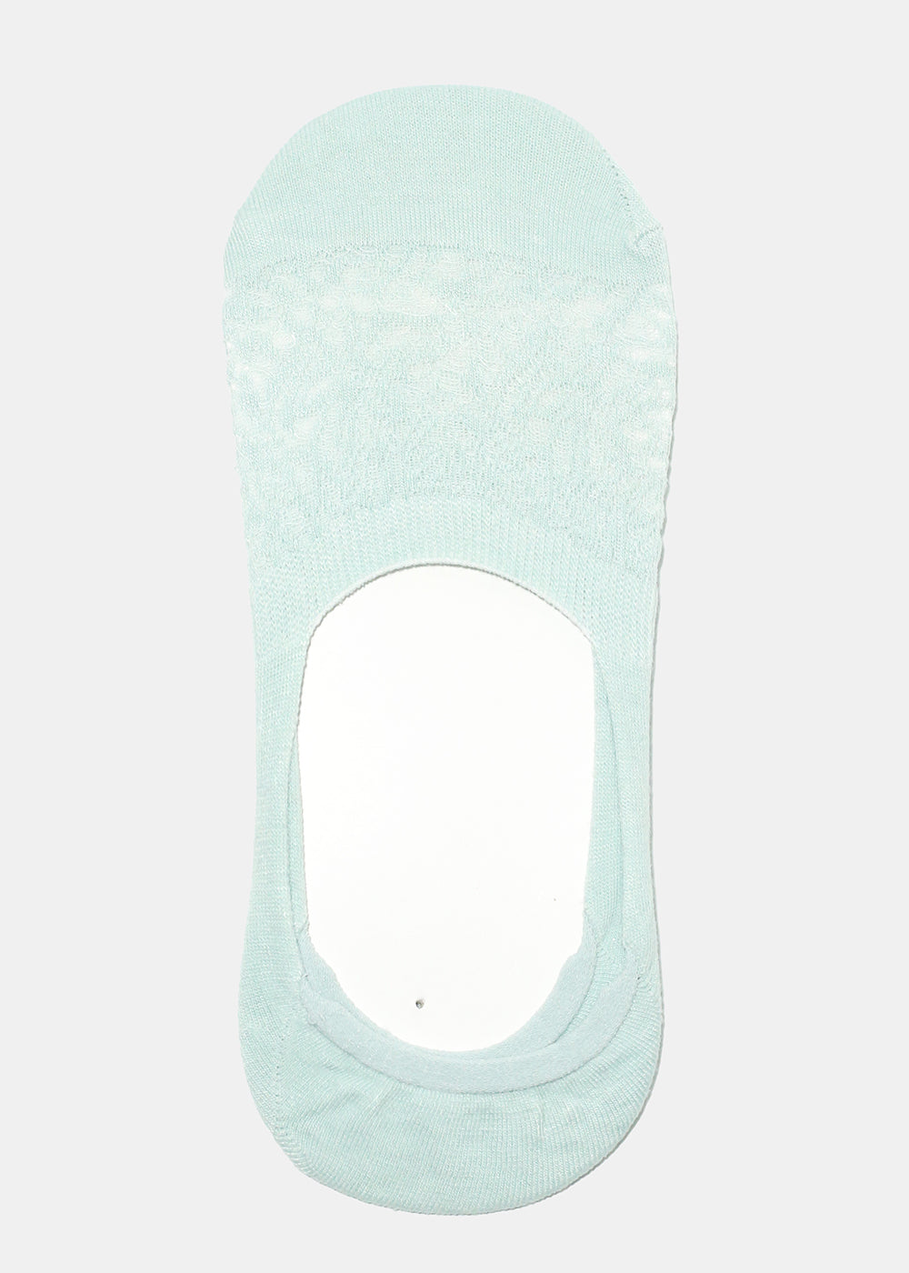 Lace Solid Color No Show Socks