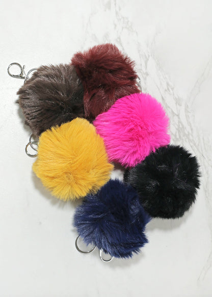 Bold Pom Pom Keychains