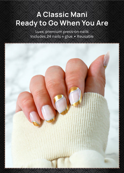 AOA Pro Press-On Nails: Golden Hour