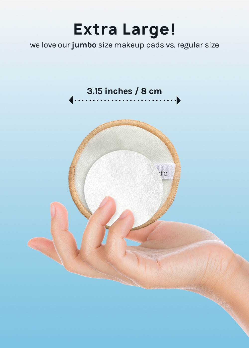 AOA Velvet Bamboo Reusable Makeup Pads