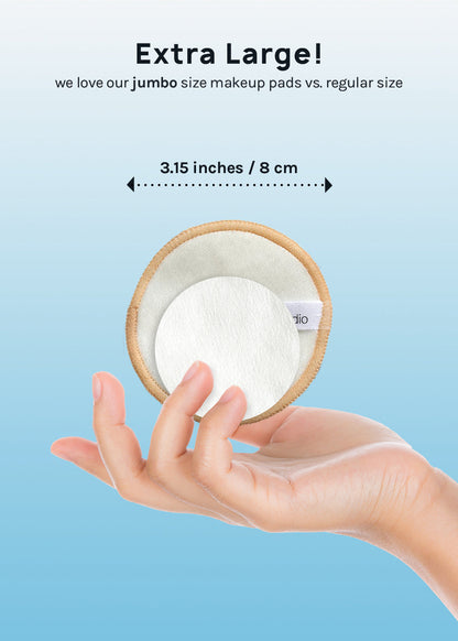 AOA Velvet Bamboo Reusable Makeup Pads