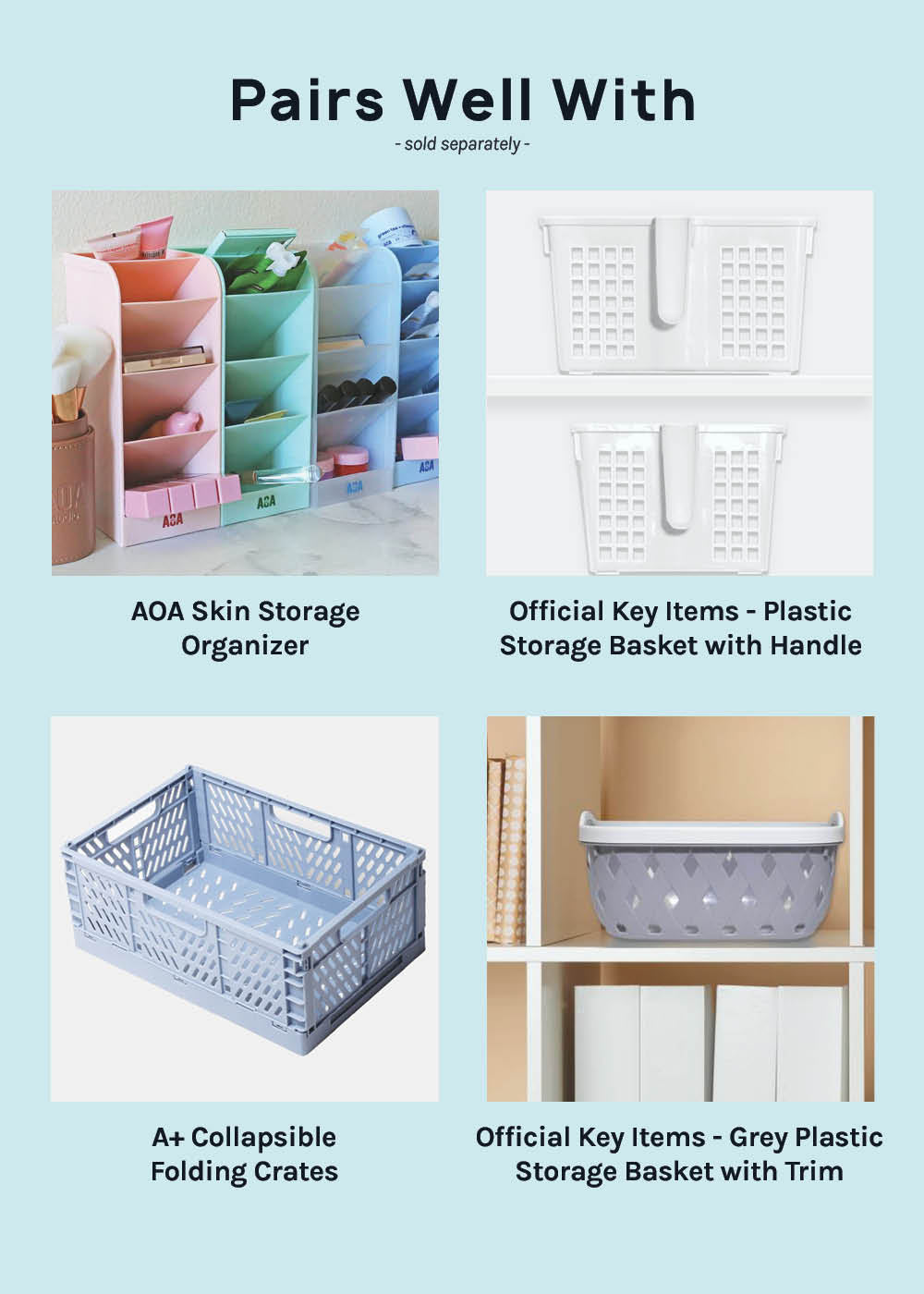 Official Key Items Stackable Shoe Storage Boxes