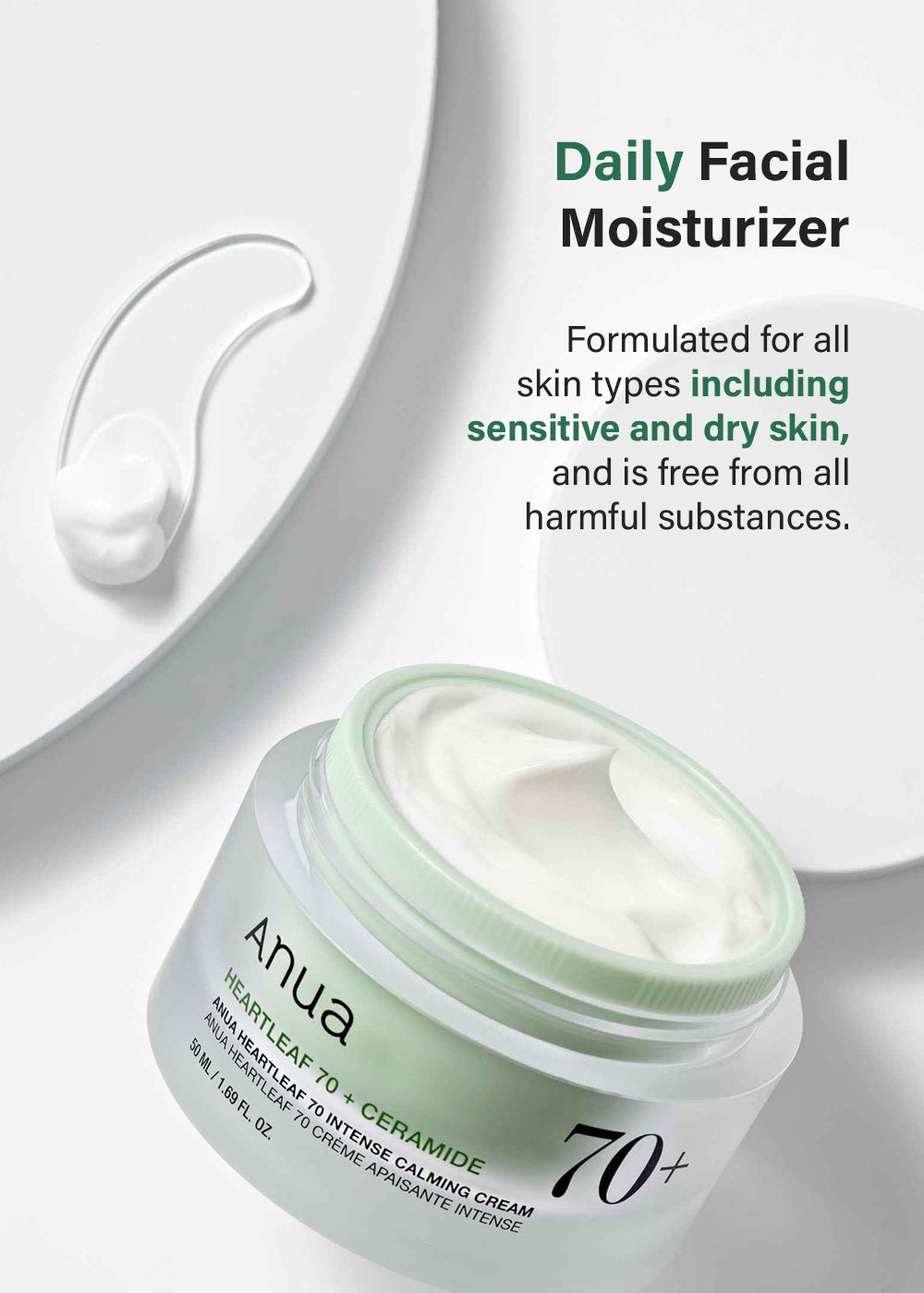 Anua Heartleaf 70 Intense Calming Cream 50ml