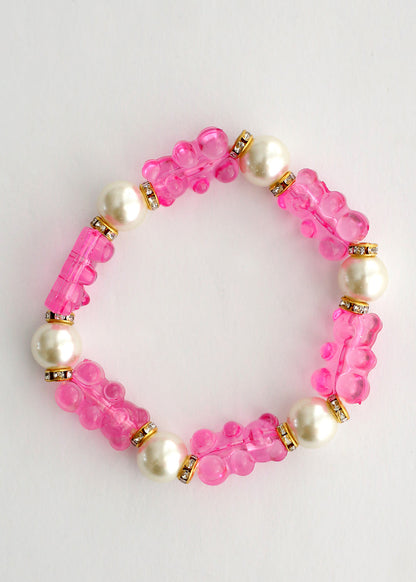 Gummy Bear & Pearl Bracelet