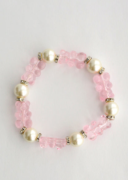 Gummy Bear & Pearl Bracelet