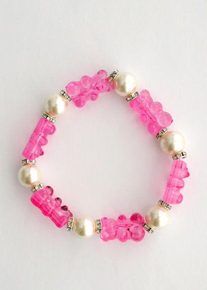 Gummy Bear & Pearl Bracelet