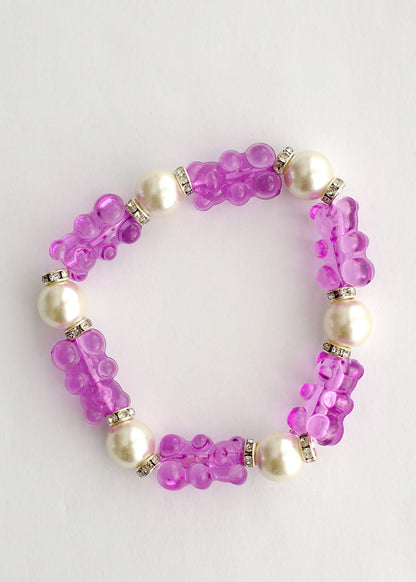 Gummy Bear & Pearl Bracelet