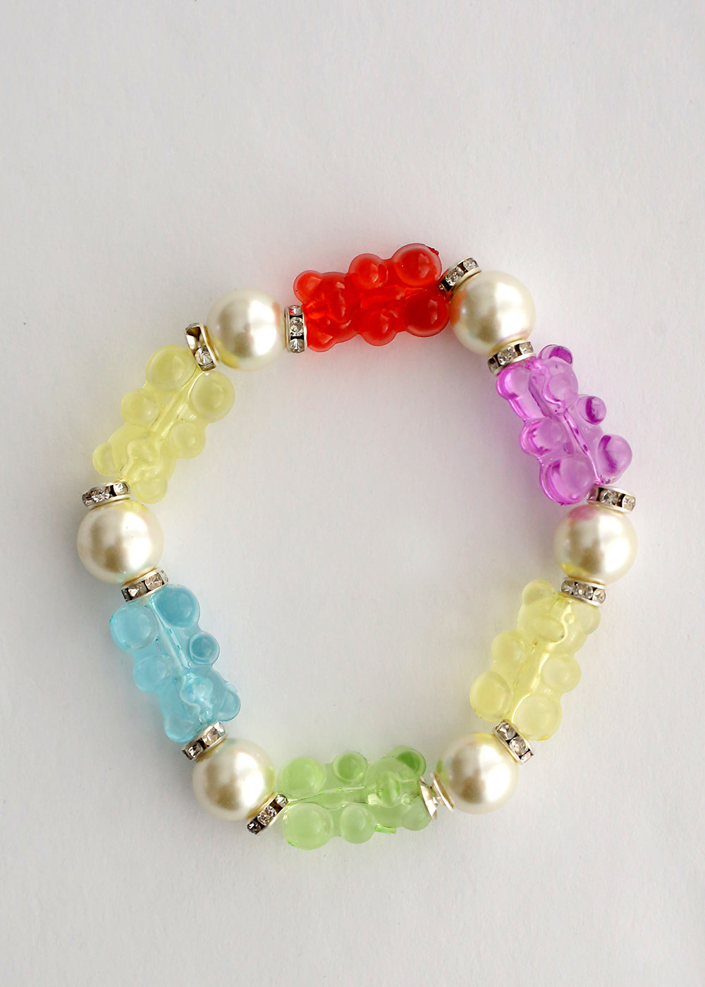 Gummy Bear & Pearl Bracelet