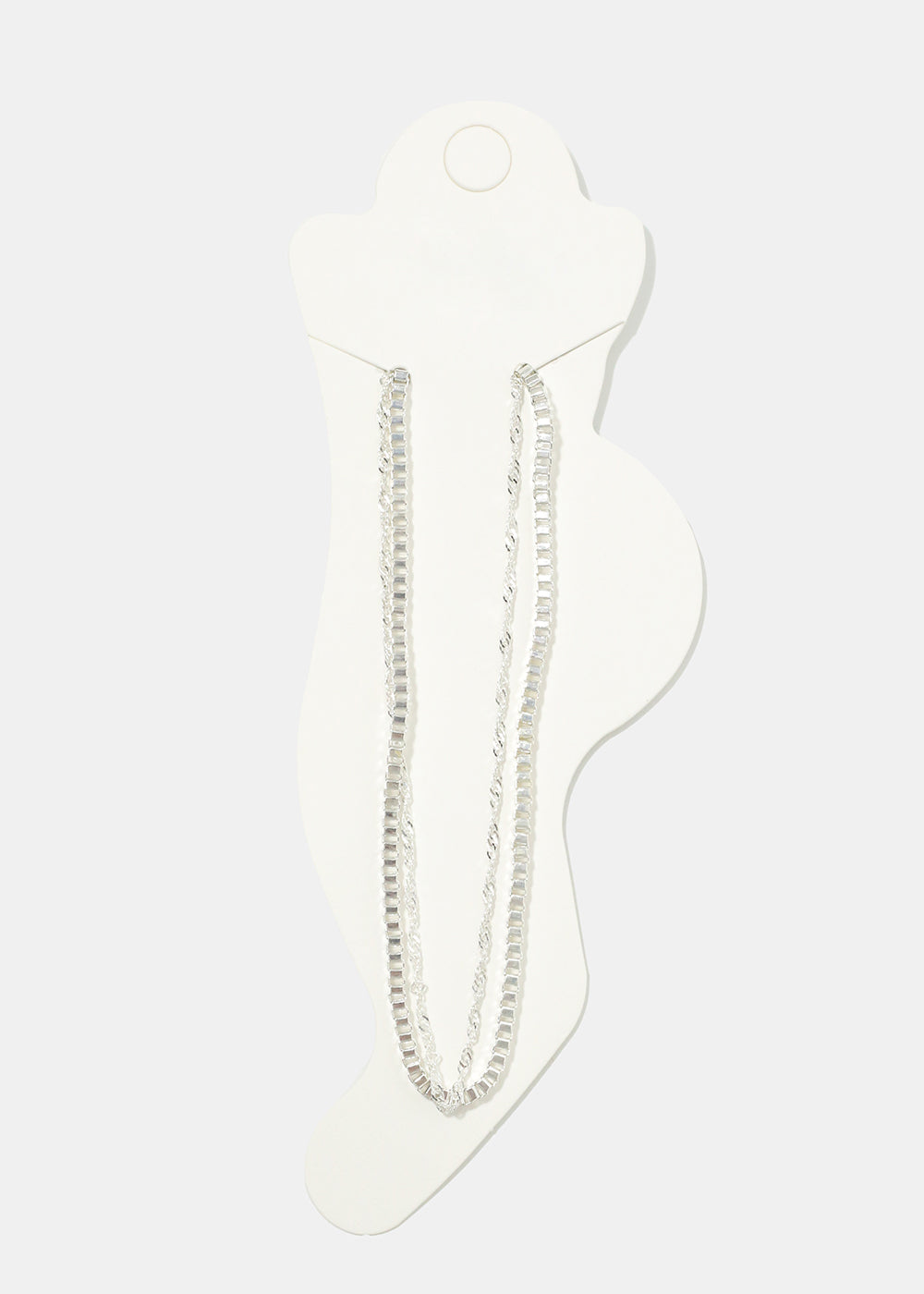 Double Layered Chain Anklet