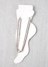 Silver/Red
