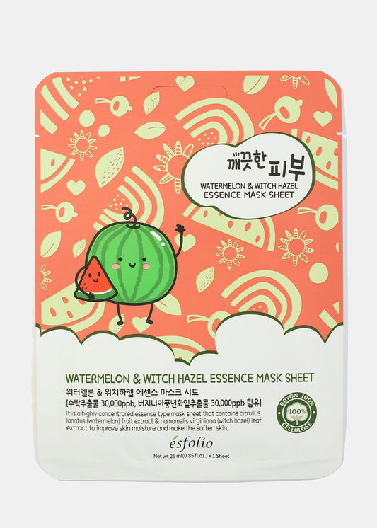 Watermelon & Witch Hazel Essence Face Mask