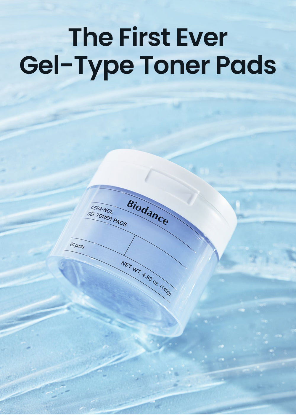Biodance Cera-nol Gel Toner Pad (60 Pads)
