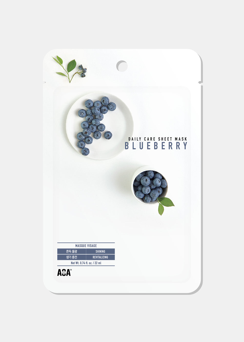 AOA Skin Blueberry Daily Care Sheet Mask