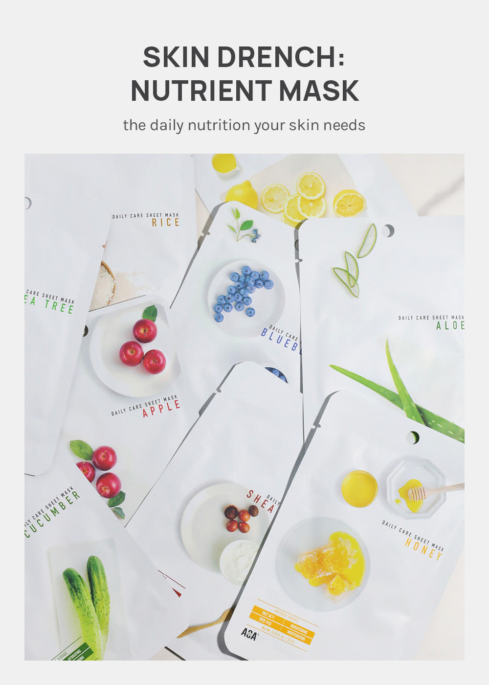 AOA Skin Blueberry Daily Care Sheet Mask
