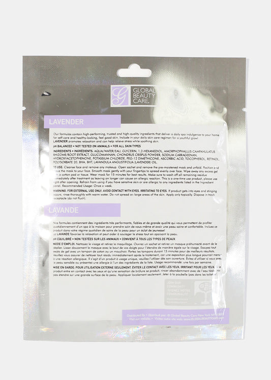 Lavender Hydrogel Face Mask
