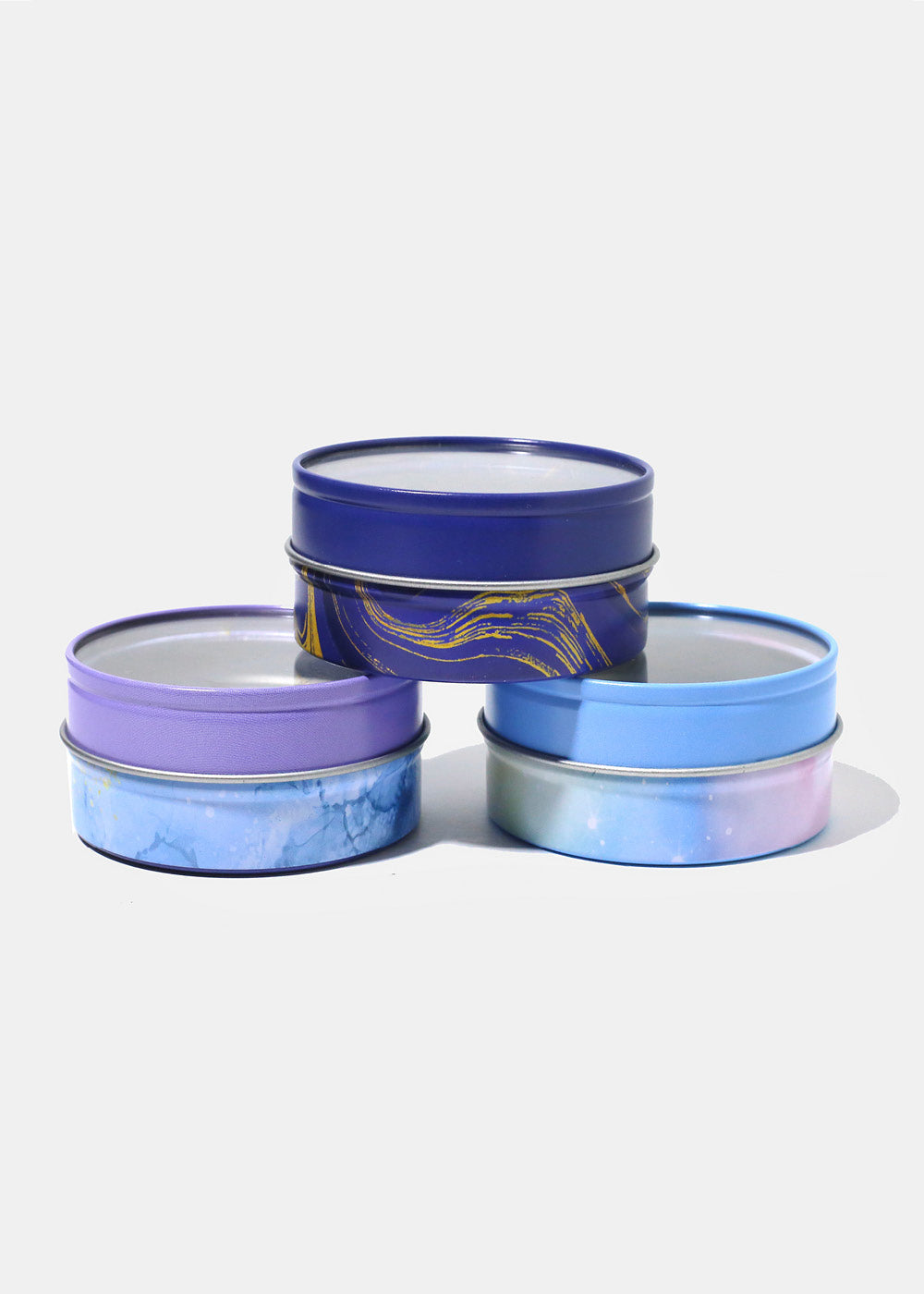 Decorative Tin Round Clear Top