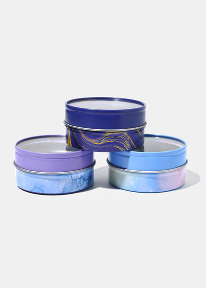 Decorative Tin Round Clear Top
