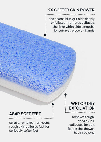 AOA Double-Sided Glass Pumice Bar