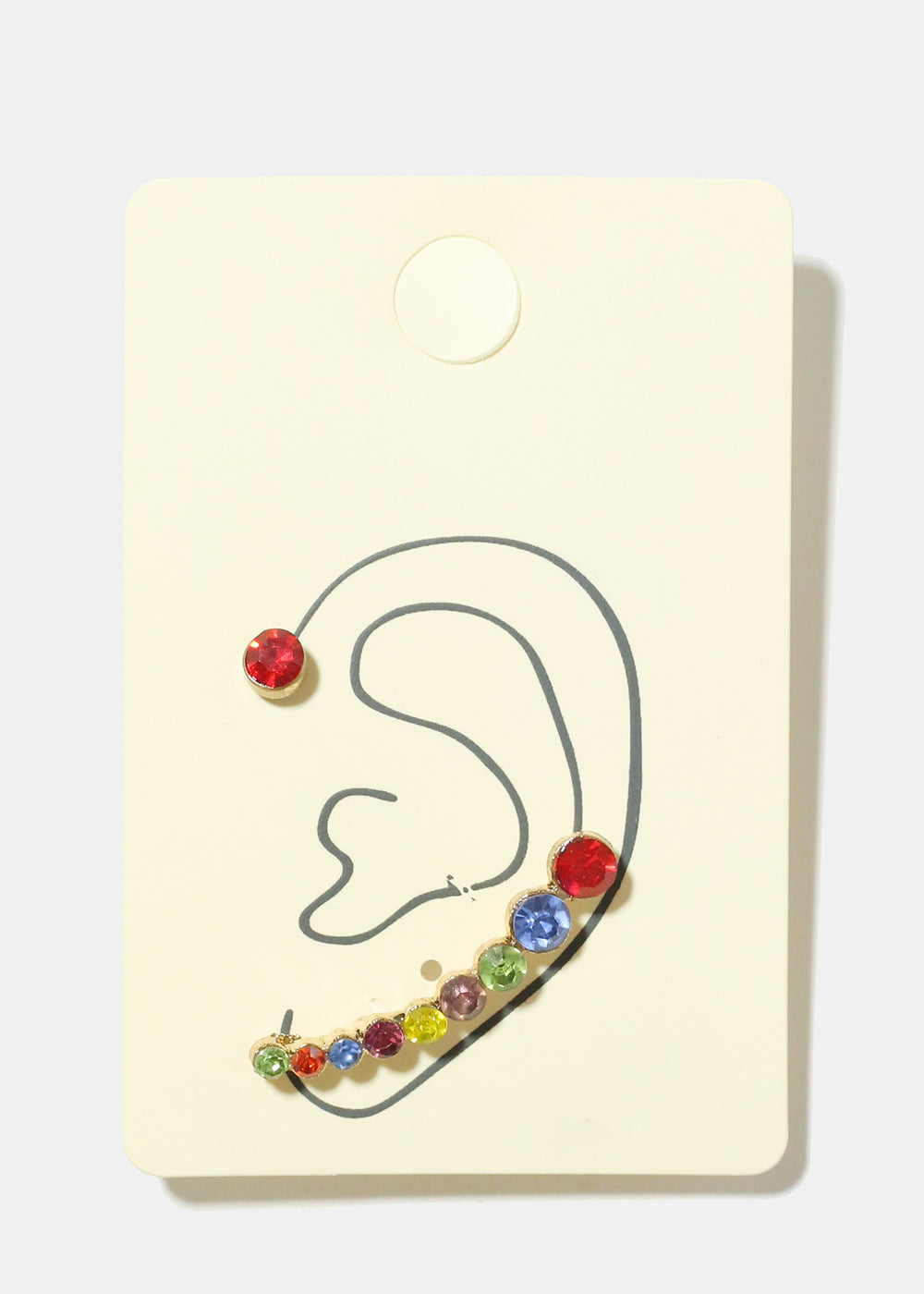 Rhinestone Ear Cuff Set