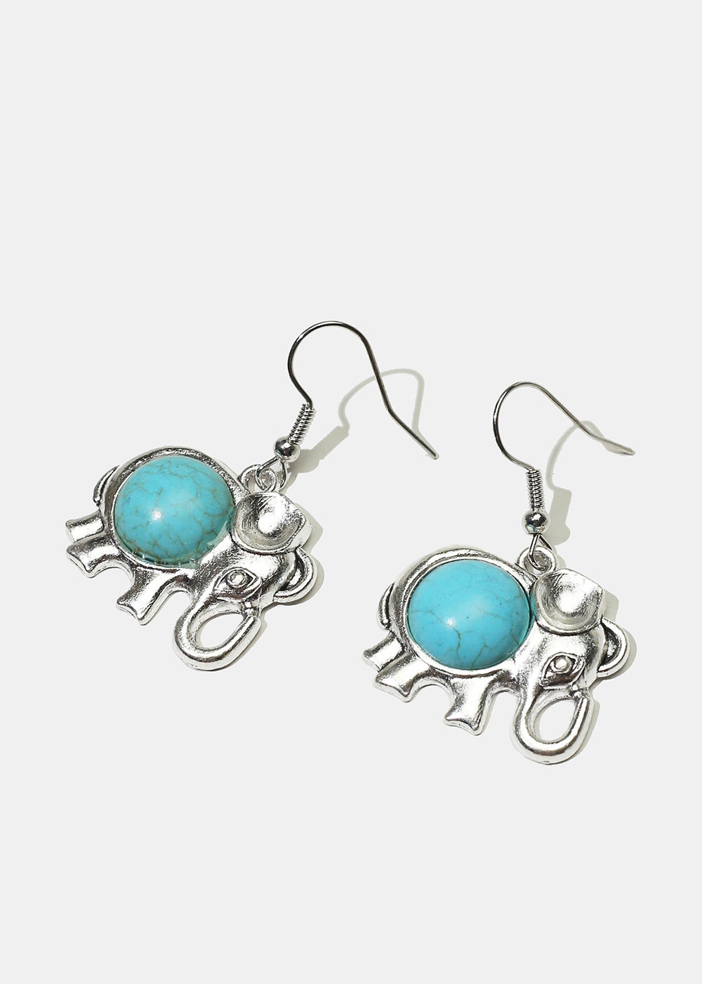 Elephant Stone Dangle Earrings