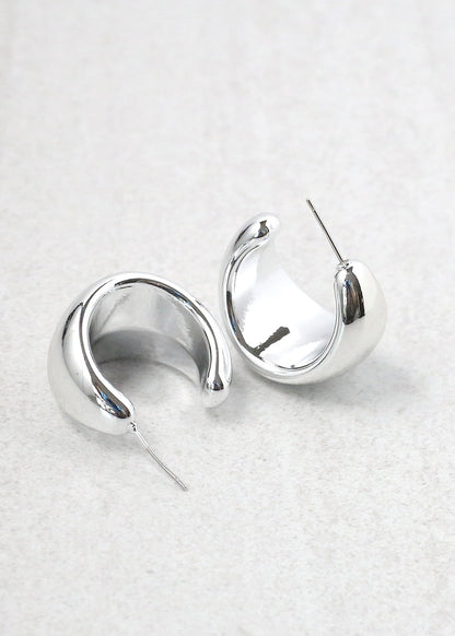 Thick Open Hoop Stud