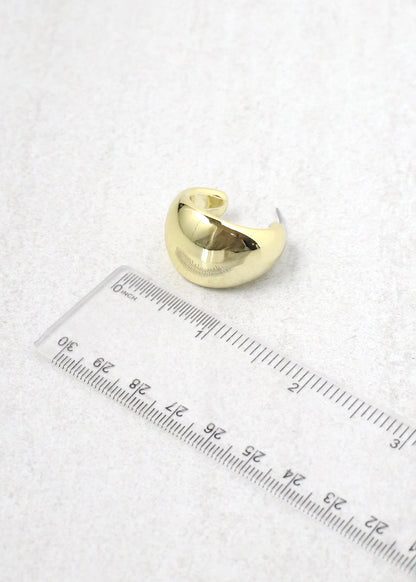 Thick Open Hoop Stud