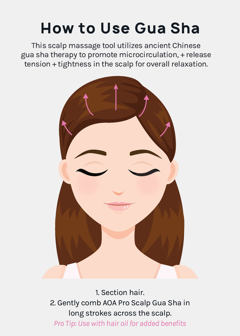 Jade Scalp Massaging Gua Sha Comb