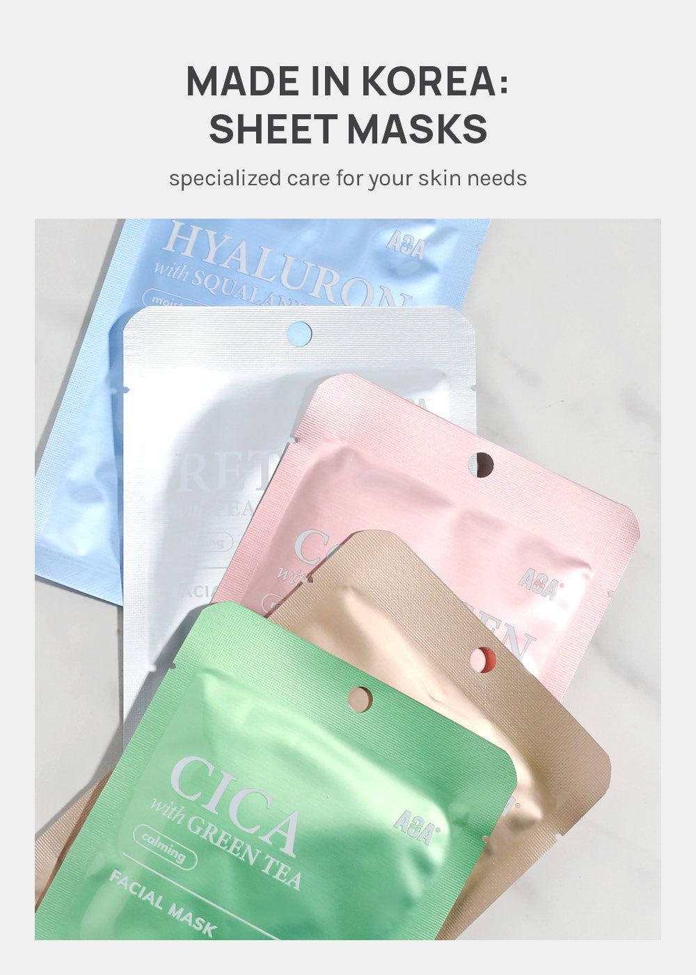 AOA Skin Hyaluron with Squalane Moisturizing Facial Mask