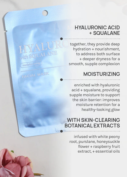 AOA Skin Hyaluron with Squalane Moisturizing Facial Mask