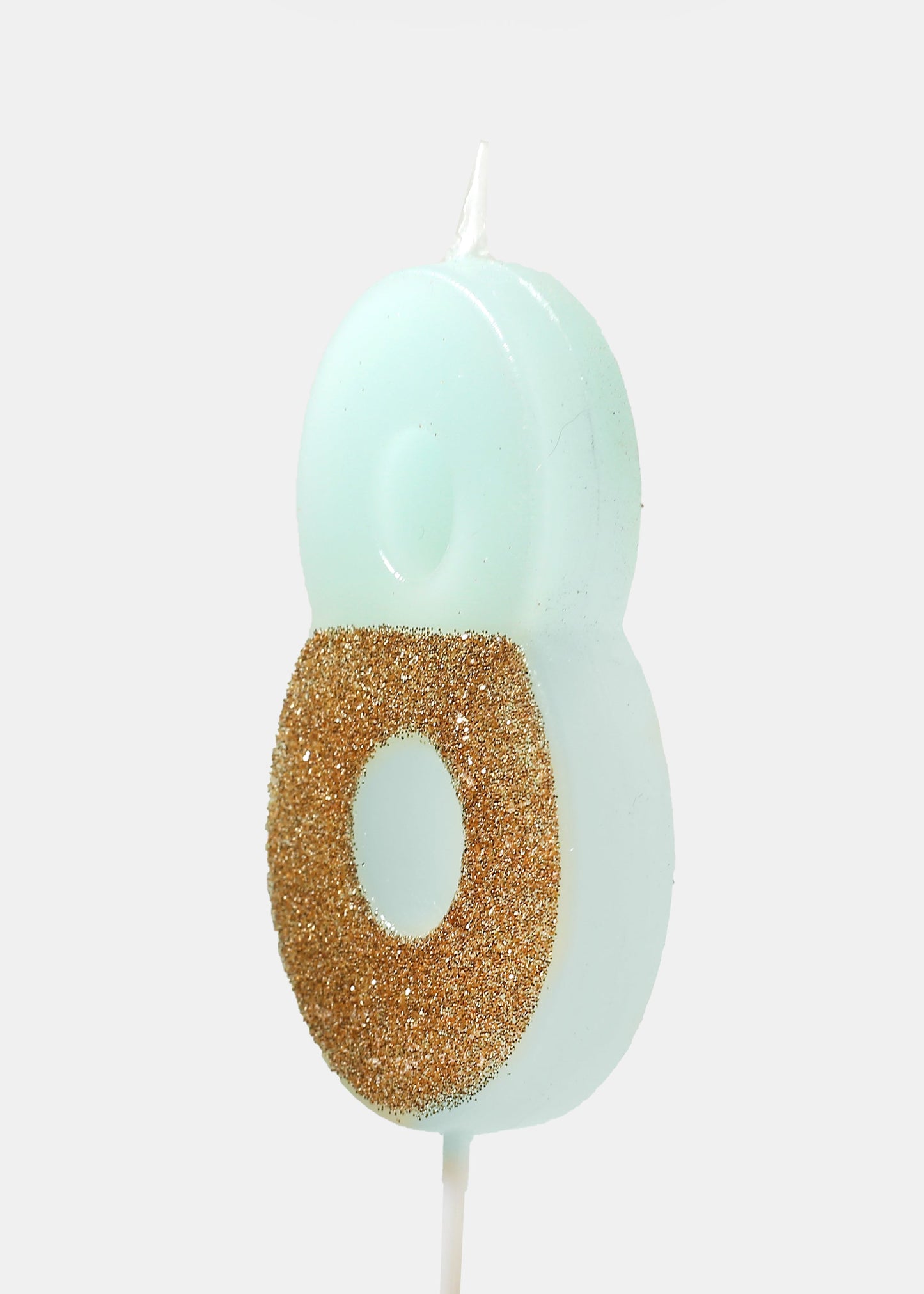 Official Key Items Mint Glitter Number Candles