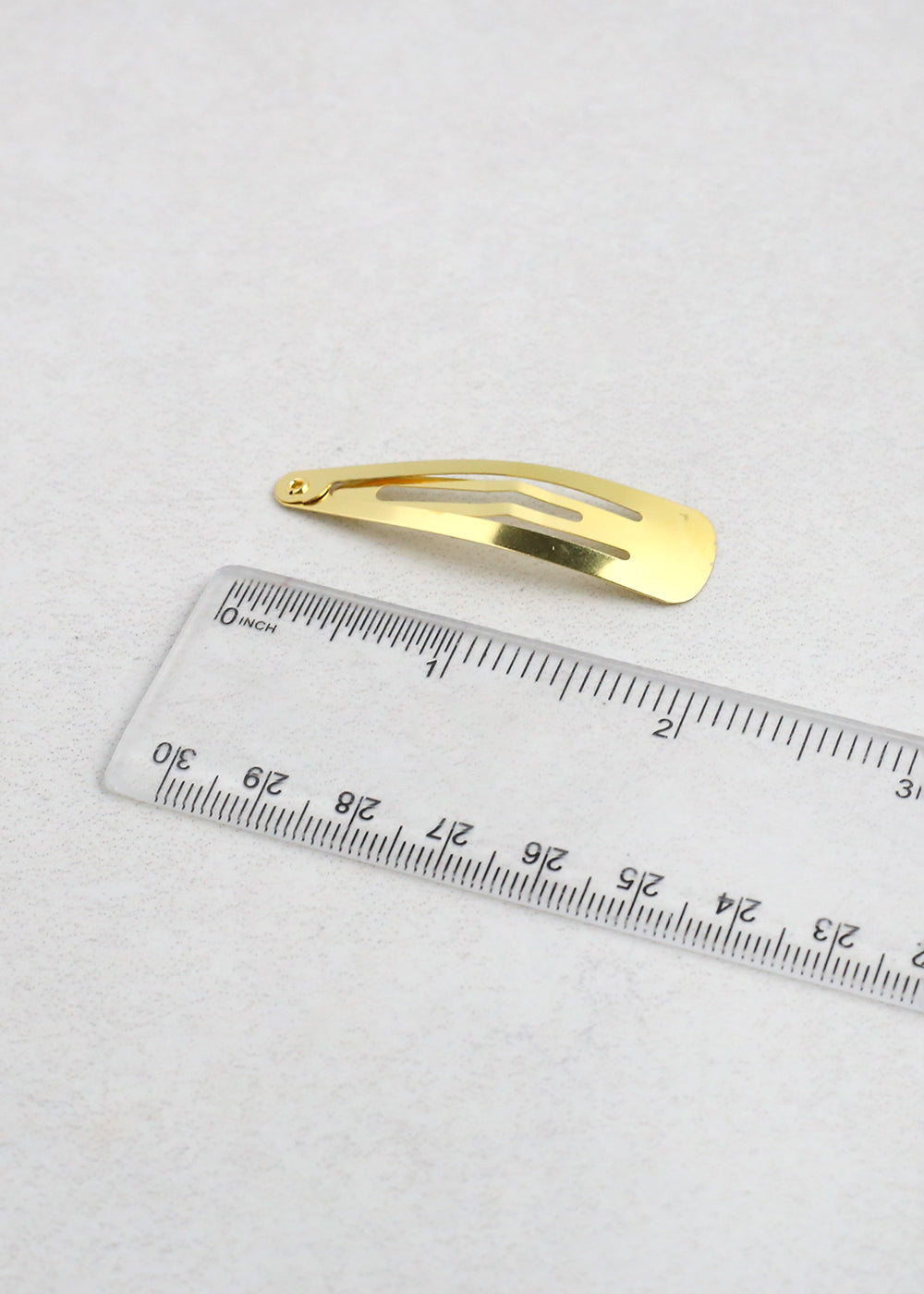 12 PCS Gold Snap Hair Clips