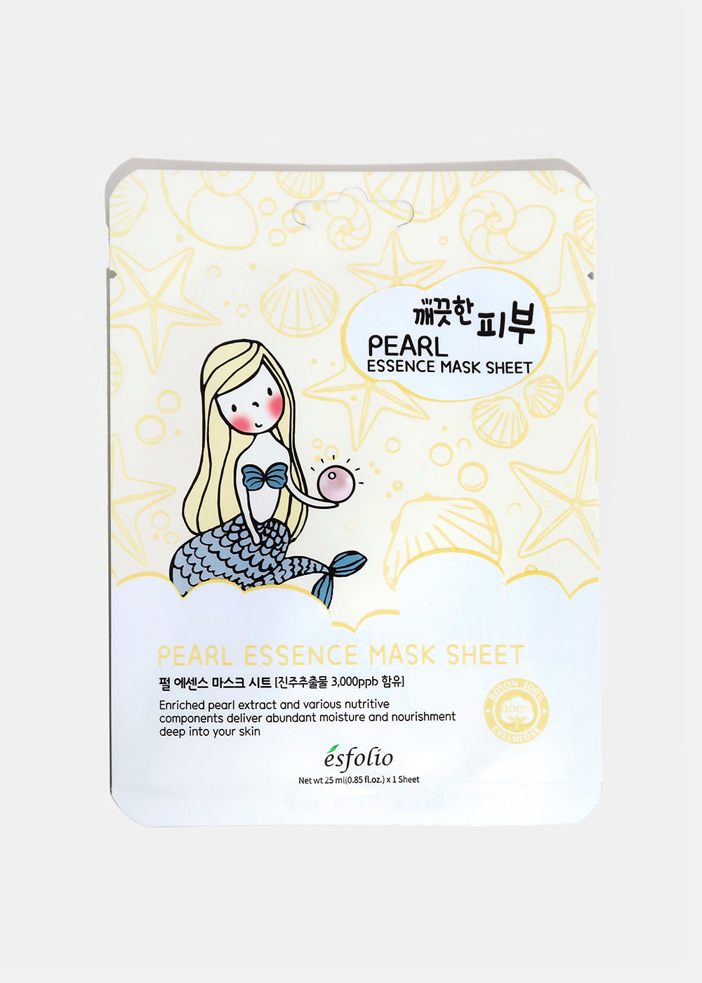 ESFOLIO Essence Mask Sheet - Pearl