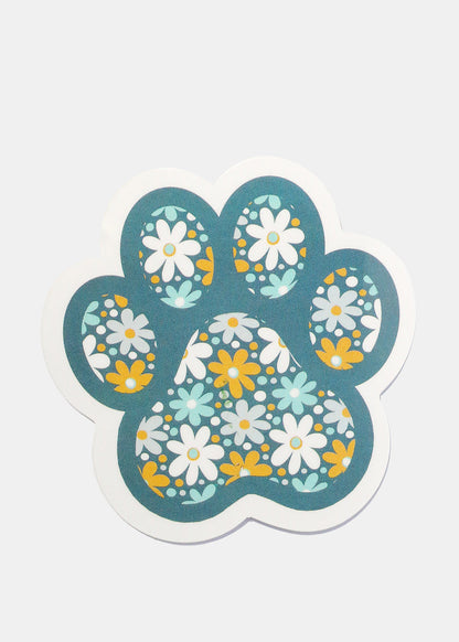 Official Key Items Sticker - Floral Paw