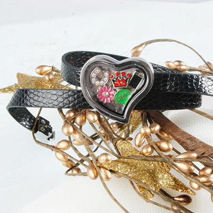 Scripted Love Locket Charm