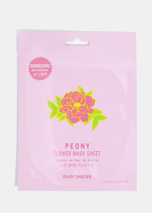 BARONESS Peony Flower Sheet Mask