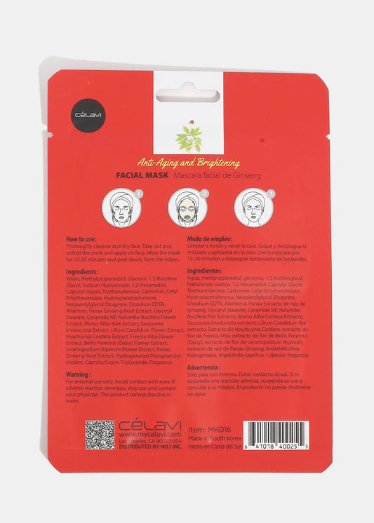 Celavi Ginseng Sheet Mask