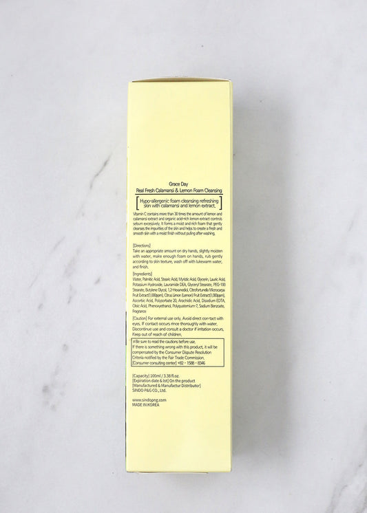 SINDO Graceday Fresh Calamansi & Lemon Foam Cleanser