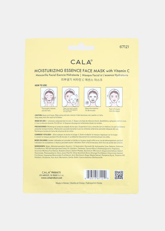 CALA Moisturizing Essence Face Mask with Vitamin C - 1 Sheet
