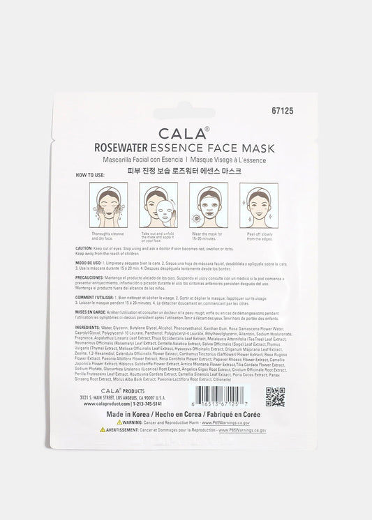 CALA Rosewater Essence Face Mask - 1 Sheet