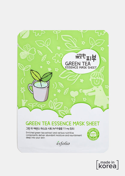 ESFOLIO Pure Skin Essence Mask- Green Tea