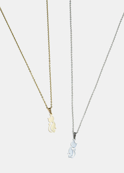 Cat Charm Necklace
